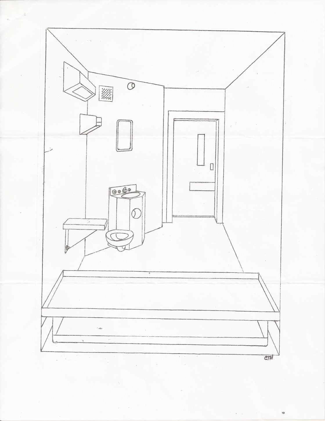 Cerron Hooks: Drawings of death row : NC Coalition for Alternatives to ...